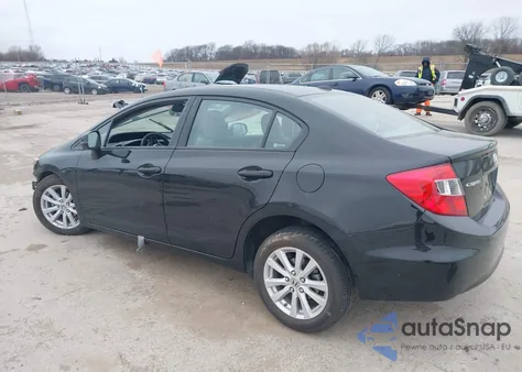 2012 Honda Civic Ex-L из США, поврежденный, VIN 19XFB2F99CE076785